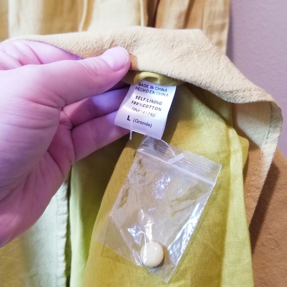 Orange Creek Floral Embroidered Yellow Dress - Picture 8 of 8